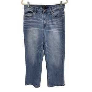 Daily Thread Straight Leg Denim Jeans Size 10 High Rise Blue Medium Wash Classic